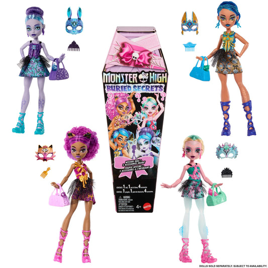 MONSTER HIGH BURRIED SECRETS siurprizas (HYV64)