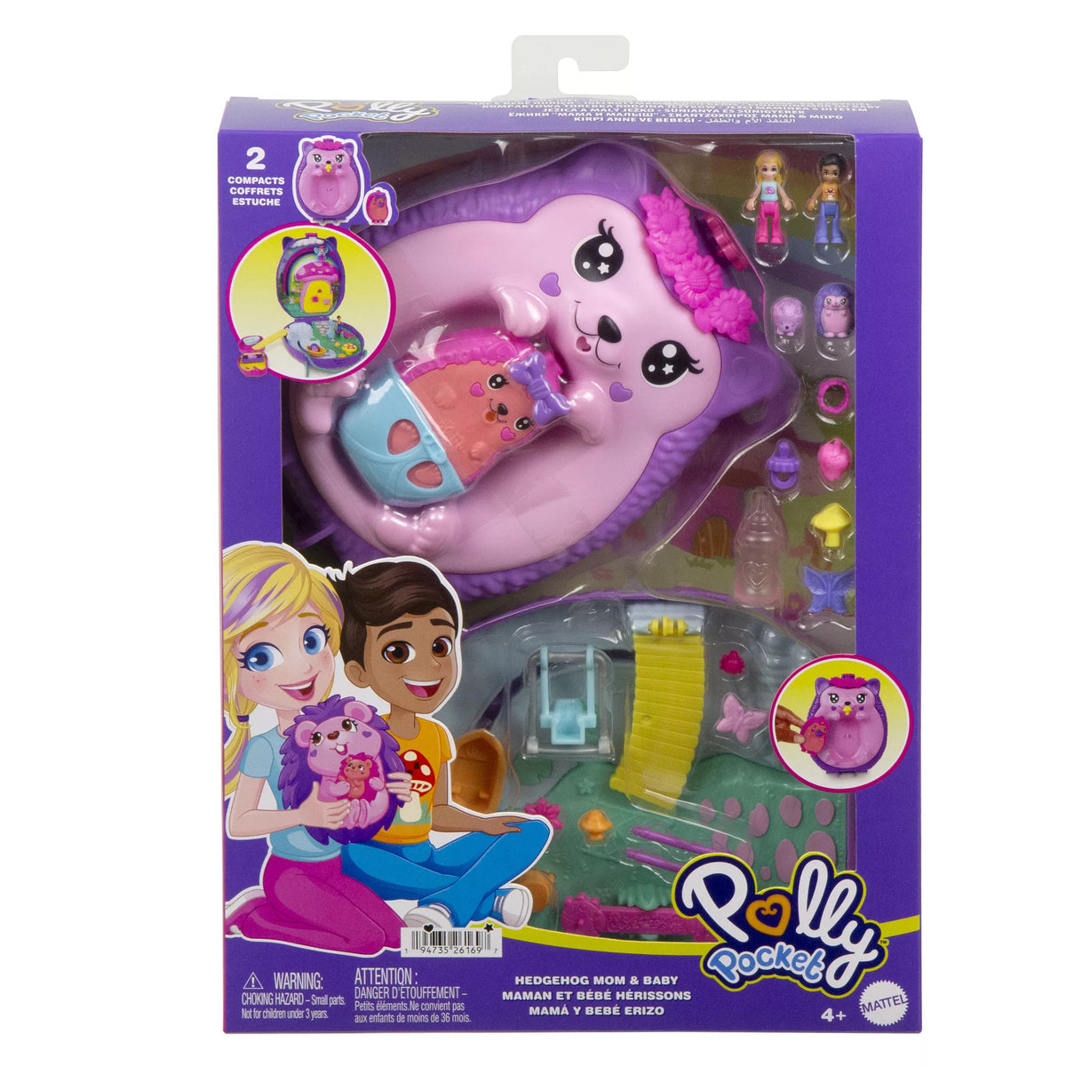 POLLY POCKET ežiuko žaidimų rinkinys (JBJ91)