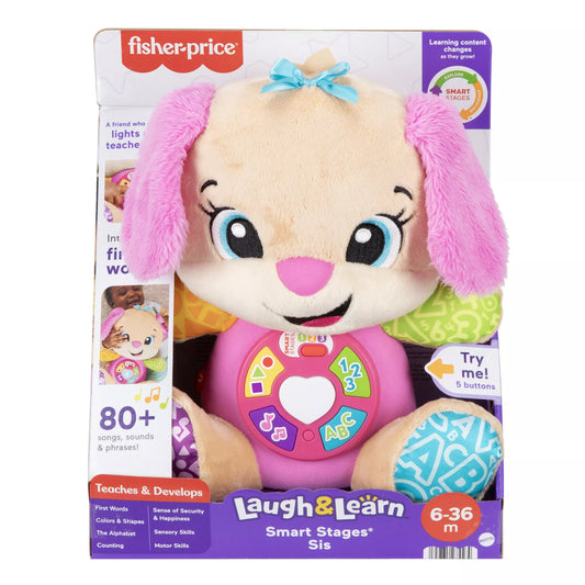 FISHER-PRICE išmaniųjų lygių mokomojo šuniuko sesutė LT (lietuviškai įgarsinta) (JFD32)
