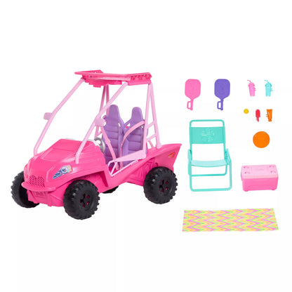 BARBIE MYSTERIES BEACH BUGGY paplūdimio automobilis (JFV68)