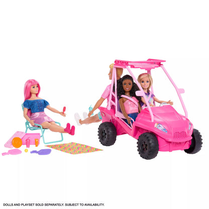 BARBIE MYSTERIES BEACH BUGGY paplūdimio automobilis (JFV68)