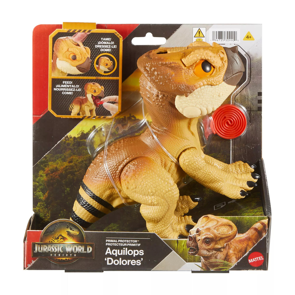 JURASSIC WORLD interaktyvus dinozauras – Aquilops (JGC01)