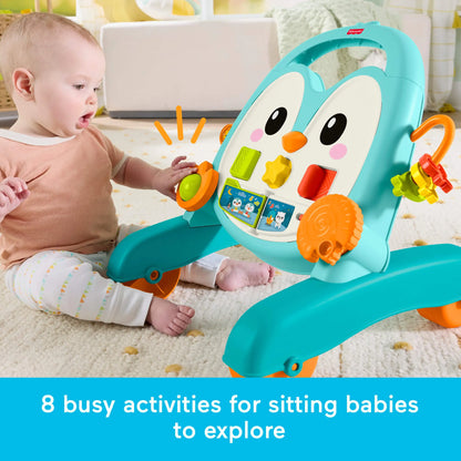 FISHER-PRICE 2 in 1 muzikinė pingvino vaikštynė (JHF74)