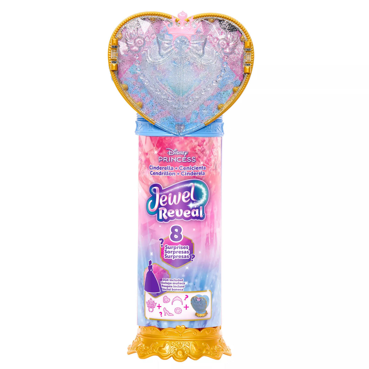 DISNEY PRINCESS JEWEL REVEAL Pelenės siurprizas (JHL50)