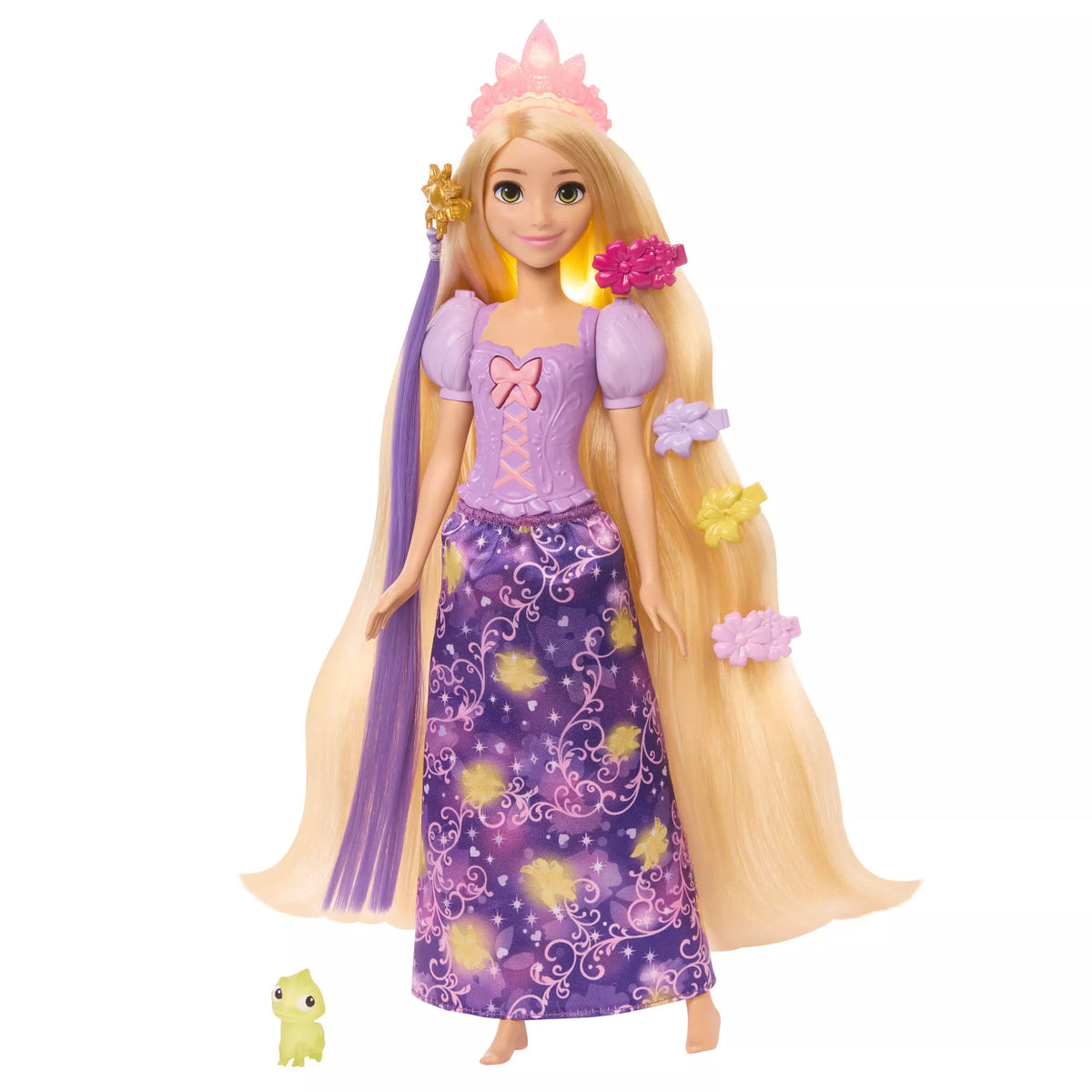 DISNEY PRINCESS RUPUNZEL interaktyvi lėlė Auksaplaukė (JHL46)
