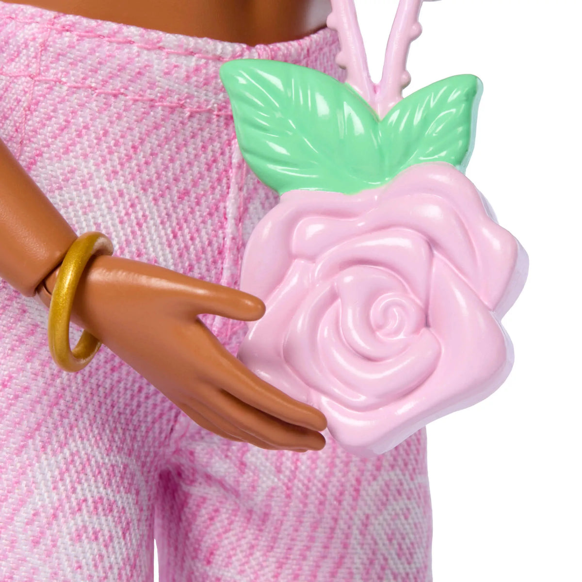 BARBIE DELUXE FASHIONISTAS lėlė rožiniu kostiumėliu