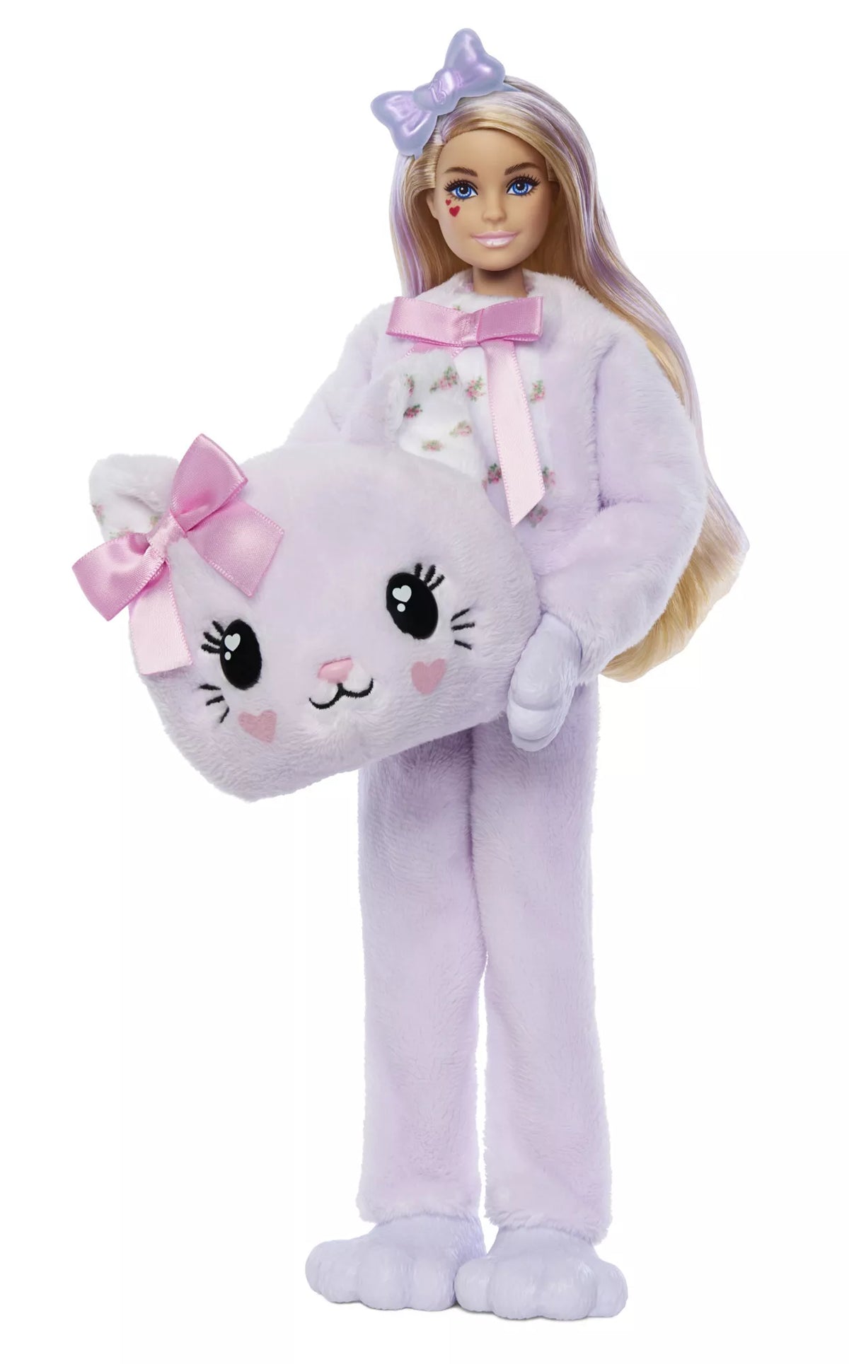 BARBIE CUTIE REVEAL CARE BEARS SWEET BOWS siurprizų rinkinys – katytė (JJP64)