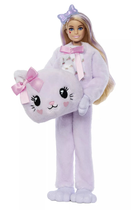 BARBIE CUTIE REVEAL CARE BEARS SWEET BOWS siurprizų rinkinys – katytė (JJP64)