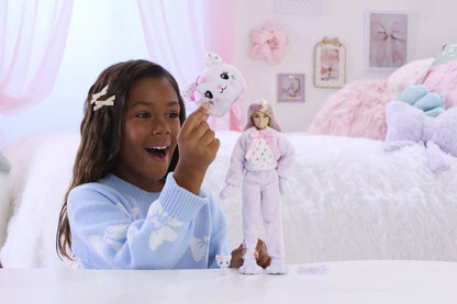 BARBIE CUTIE REVEAL CARE BEARS SWEET BOWS siurprizų rinkinys – katytė (JJP64)