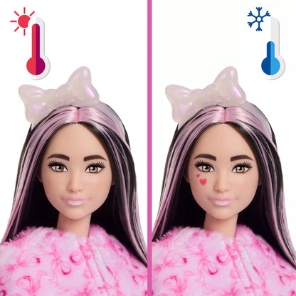BARBIE CUTIE REVEAL CARE BEARS SWEET BOWS siurprizų rinkinys – avytė (JJP66)
