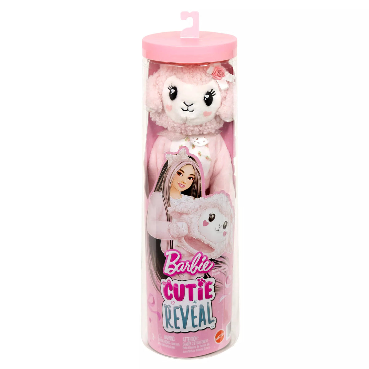 BARBIE CUTIE REVEAL CARE BEARS SWEET BOWS siurprizų rinkinys – avytė (JJP66)