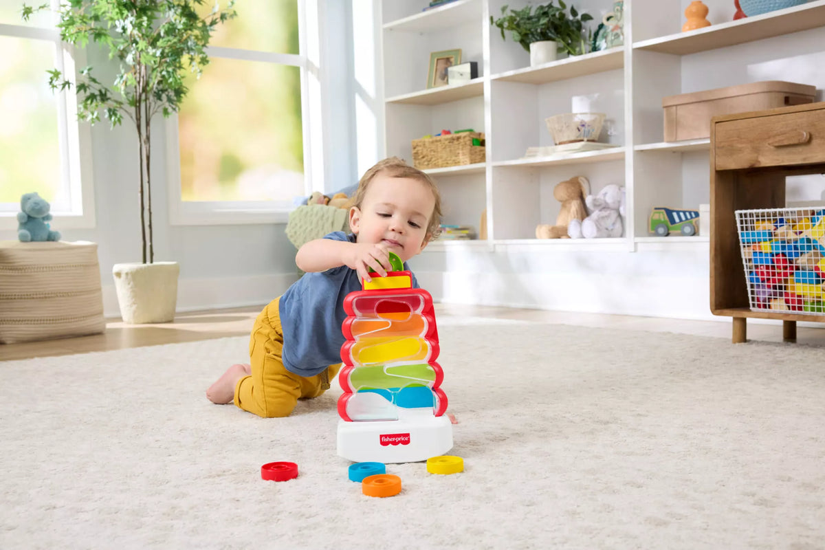 FISHER-PRICE žiedų ridenimo bokštelis (JLB81)