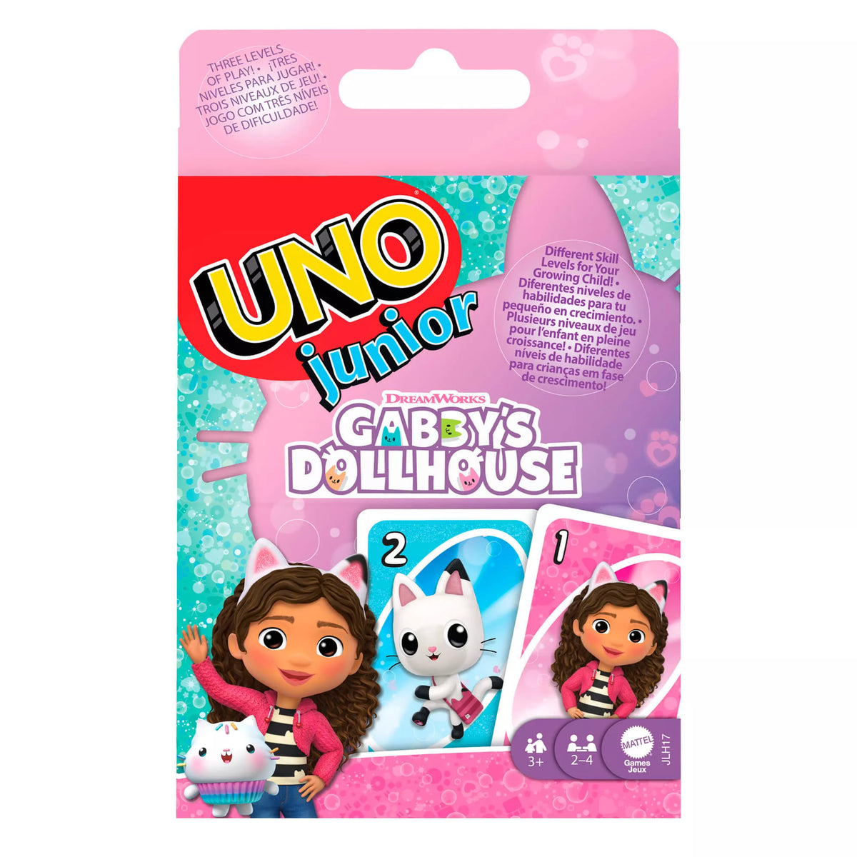 UNO JUNIOR kortos GABBY'S DOLLHOUSE (JLH17)