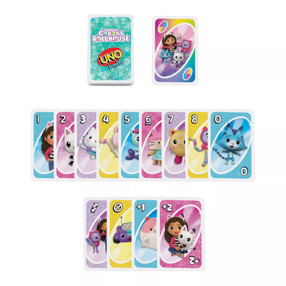 UNO JUNIOR kortos GABBY'S DOLLHOUSE (JLH17)