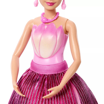 BARBIE TULIP SURPRISE lėlė gėlėje (JMF57)