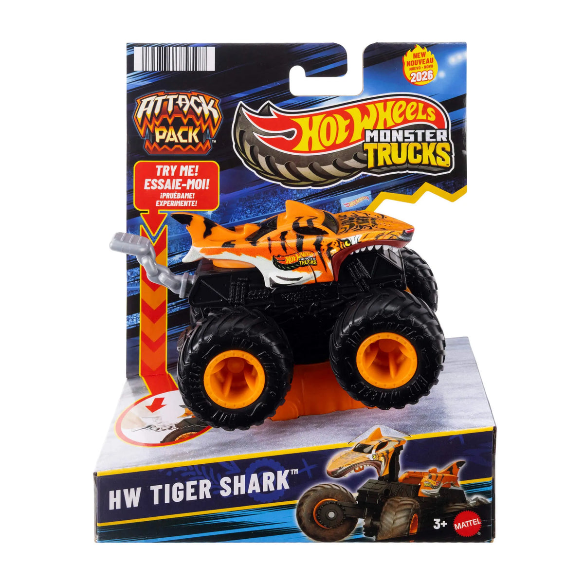 HOT WHEELS MONSTER TRUCKS džipas – Attack Pack (JMK92)