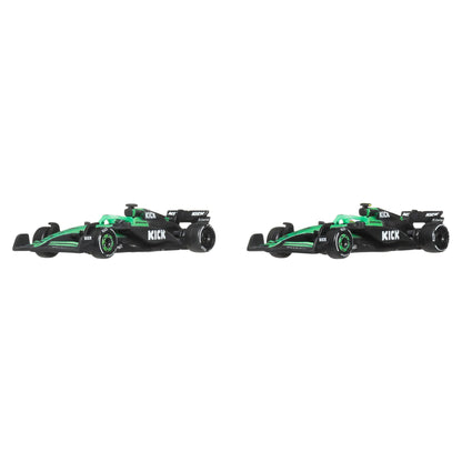 HOT WHEELS PREMIUM F1 Sauber Nico Hulkenberg ir Gabriel Bortoleto bolidai (2 vnt.) (JMM92)