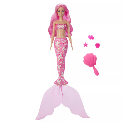 BARBIE COLOR REVEAL undinės siurprizų rinkinys, brangakmenių serija (JMW61)