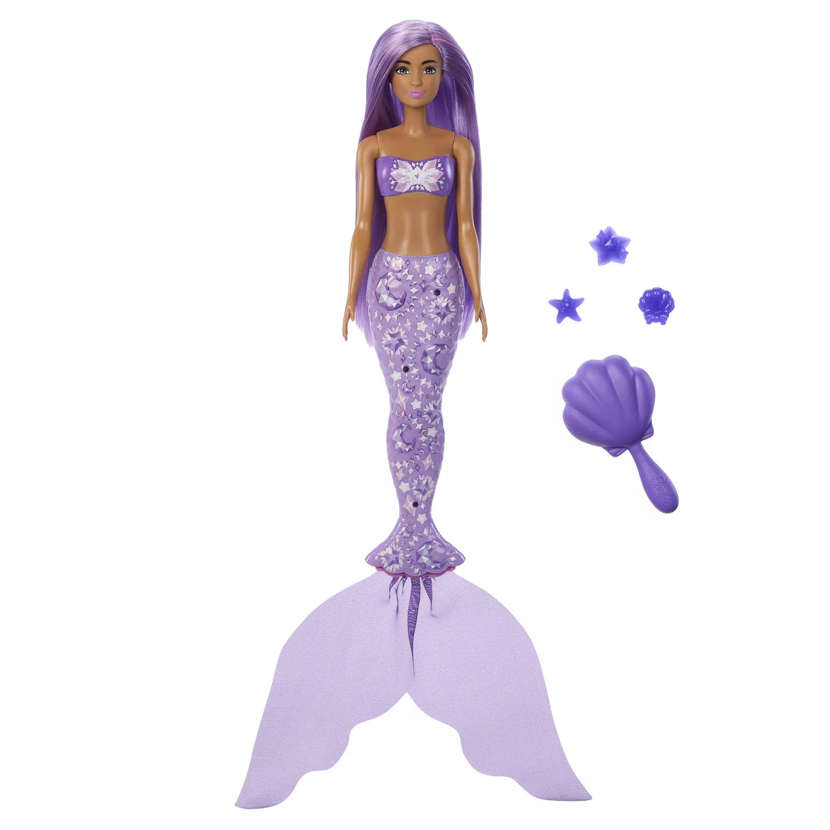 BARBIE COLOR REVEAL undinės siurprizų rinkinys, brangakmenių serija (JMW61)