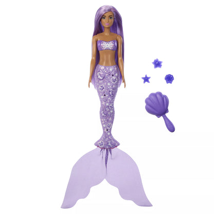 BARBIE COLOR REVEAL undinės siurprizų rinkinys, brangakmenių serija (JMW61)