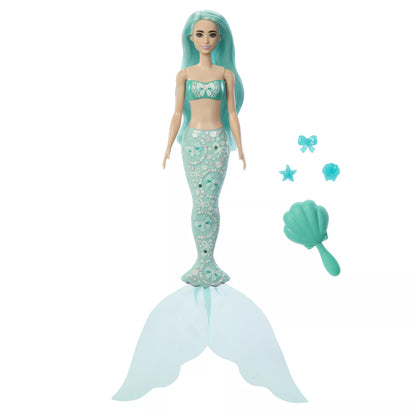 BARBIE COLOR REVEAL undinės siurprizų rinkinys, brangakmenių serija (JMW61)