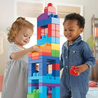 MEGA BLOKS kaladėlių rinkinys (krepšyje 80 det.) (DCH63)