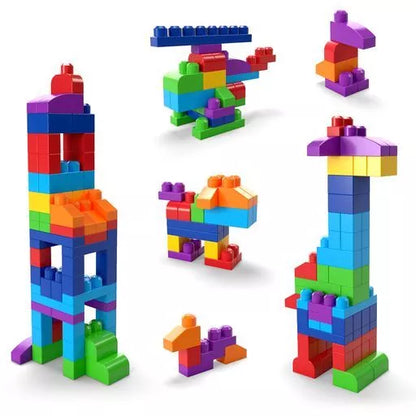 MEGA BLOKS kaladėlių rinkinys (krepšyje 80 det.) (DCH63)