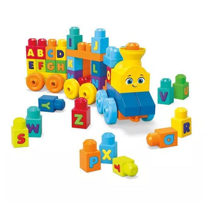 MEGA BLOKS muzikinis abėcėles traukinys (50 det.) (FWK22)