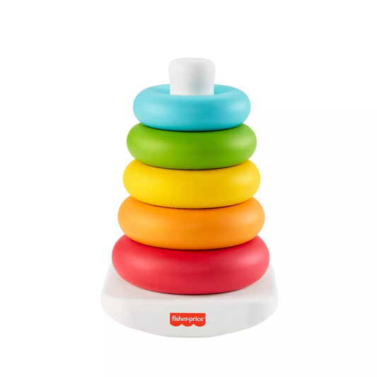 FISHER-PRICE bokštelis eko pakuotėje – Supk ir statyk (GRF09)