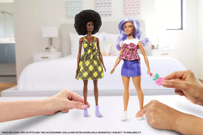 BARBIE dviejų drabužių komplektų rinkinys (GWF04)