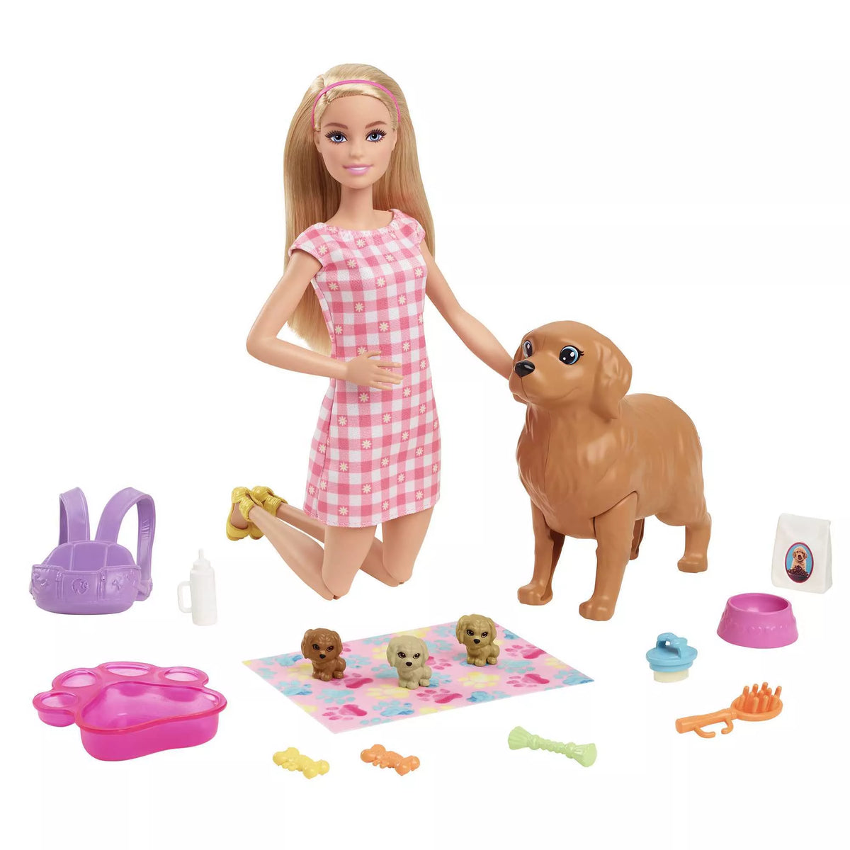 BARBIE šunelių naujagimių rinkinys (HCK75)
