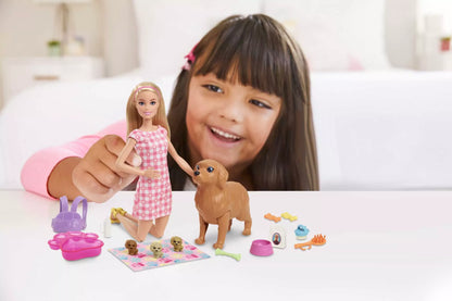 BARBIE šunelių naujagimių rinkinys (HCK75)
