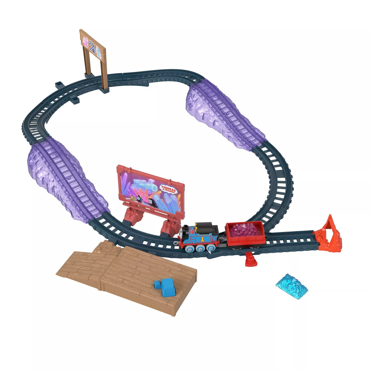 THOMAS AND FRIENDS trasų rinkinys garvežiukams (HGY82)