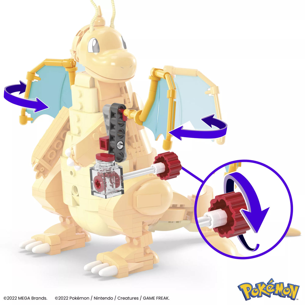 „Mega Construx Pokemon“ rinkinys „Dragonite“