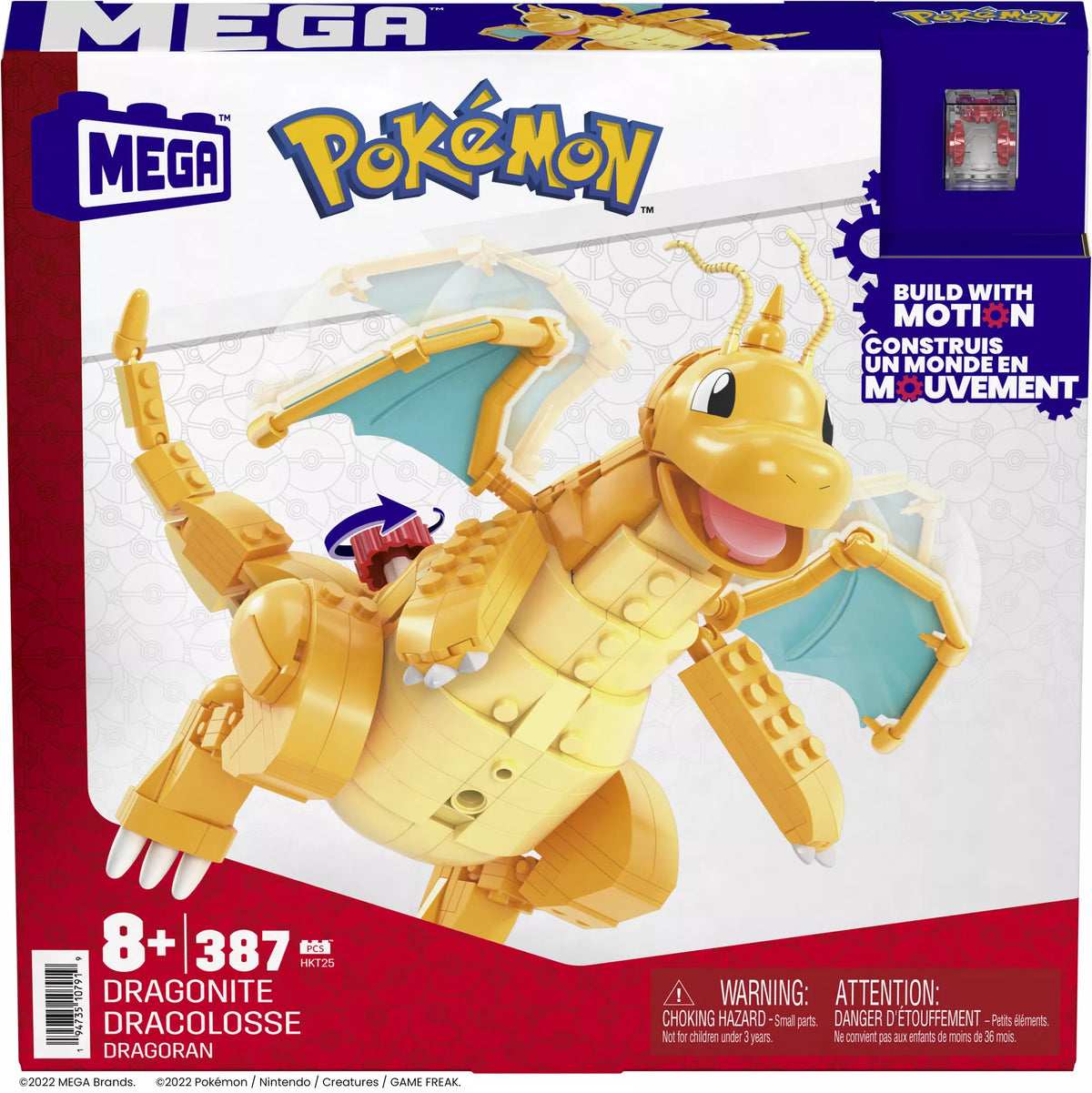 „Mega Construx Pokemon“ rinkinys „Dragonite“
