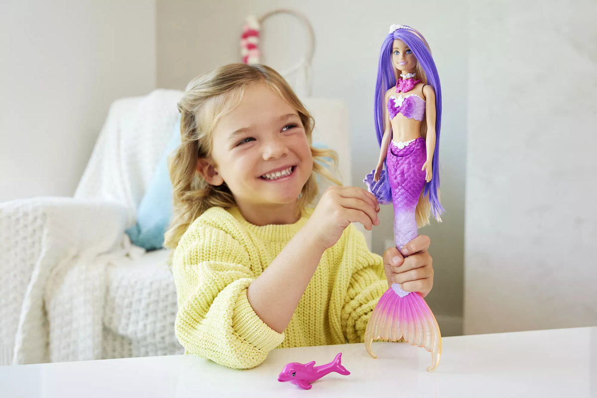 BARBIE DREAMTOPIA undinėlė - Malibu (HRP97)