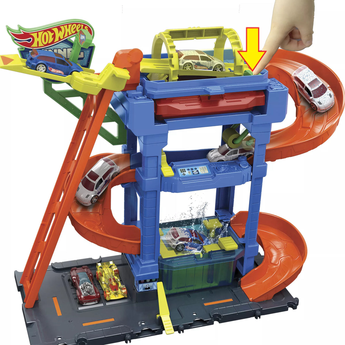 HOT WHEELS CITY rinkinys – Tunelinė autoplovykla (HTN80)