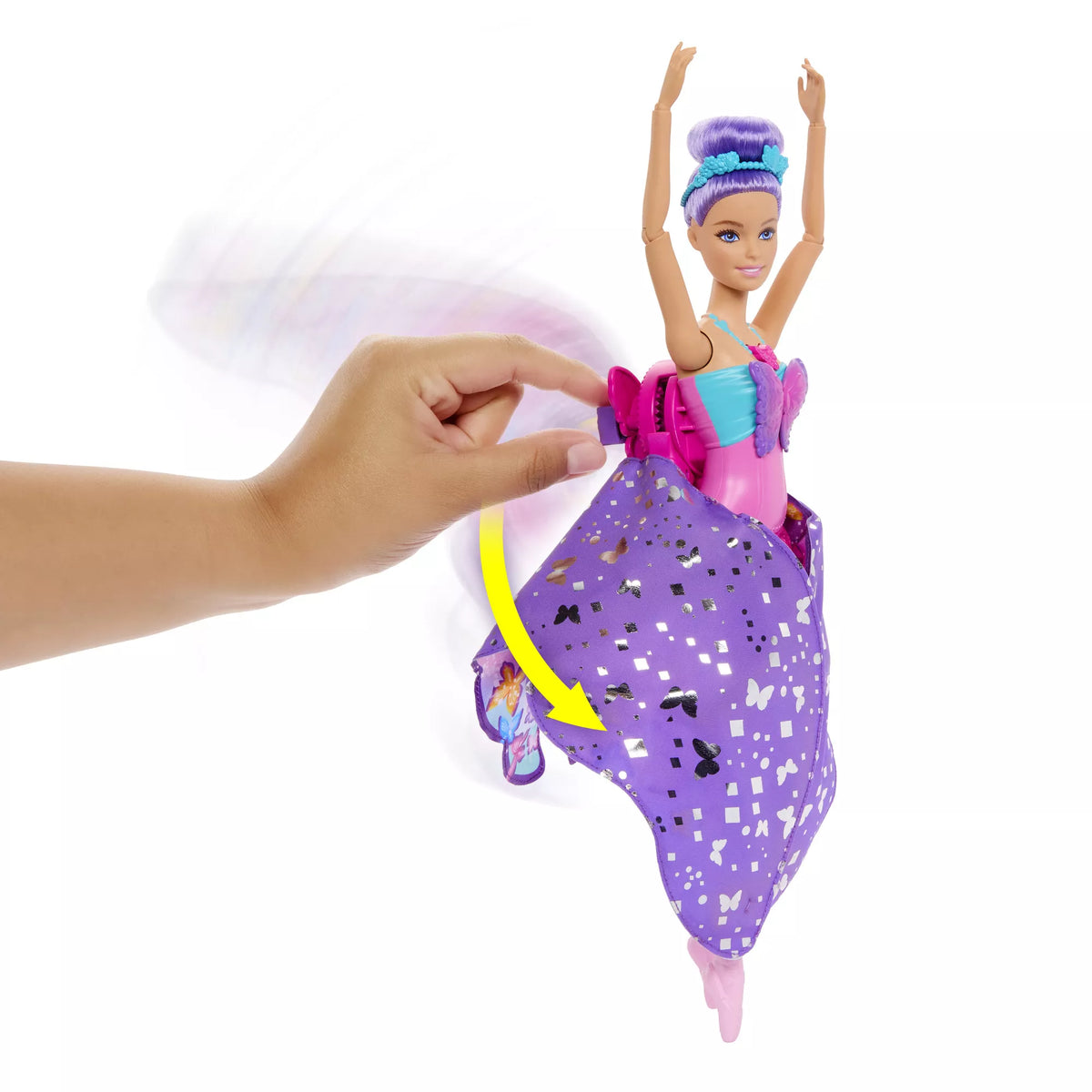 BARBIE DREAMTOPIA lėlė - drugelis (HXJ10)