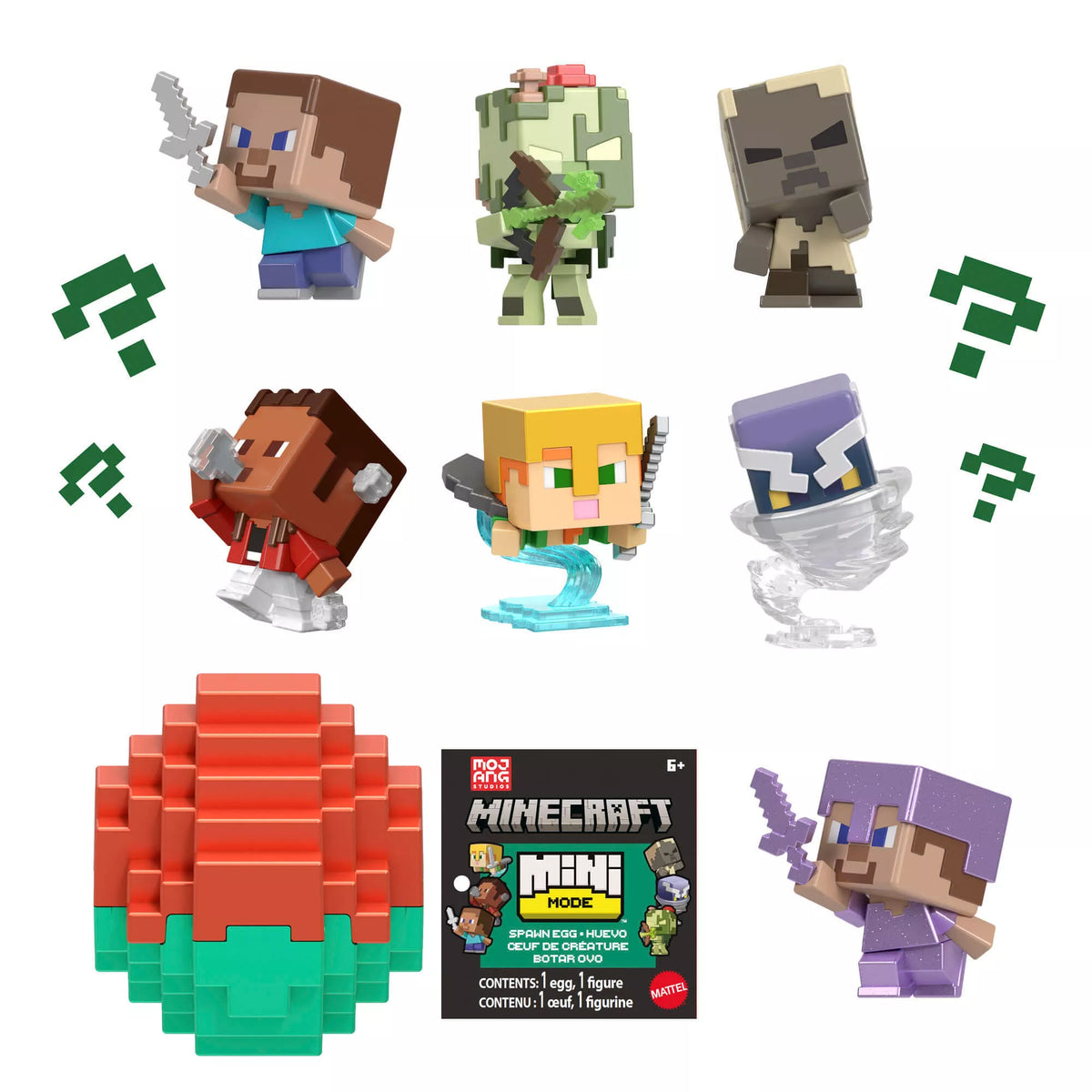 MINECRAFT mini siurprizas – kiaušinis (HXT64)