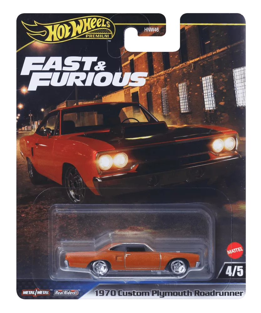 HOT WHEELS PREMIUM automodeliukas iš filmo Greiti ir įsiutę  (HNW46)