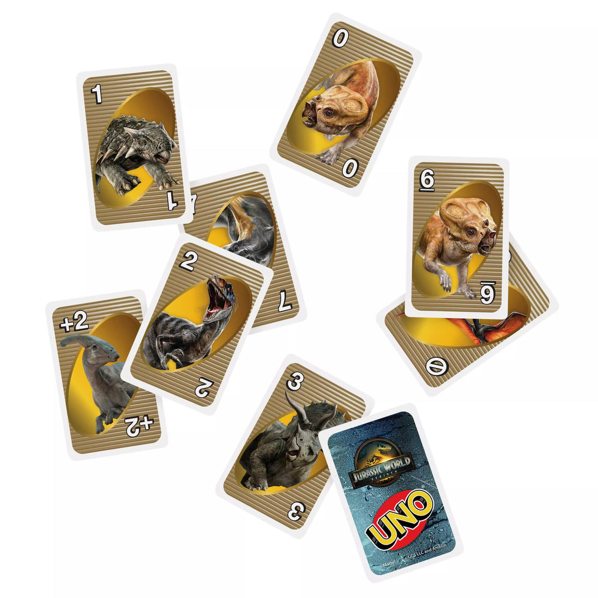 UNO kortos JURASSIC WORLD (JFT28)