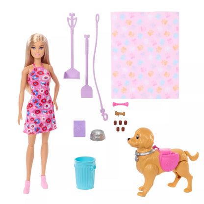 BARBIE WALK AND POTTY lėlės rinkinys (JJB46)