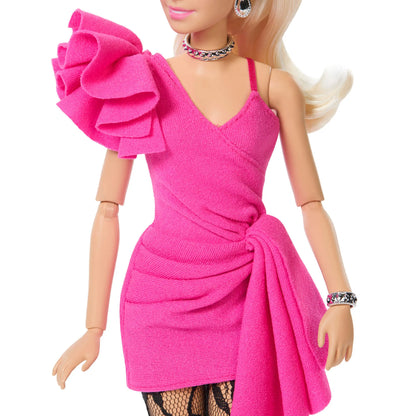 BARBIE DELUXE FASHIONISTAS mados lėlė rožine suknele (JJN73)