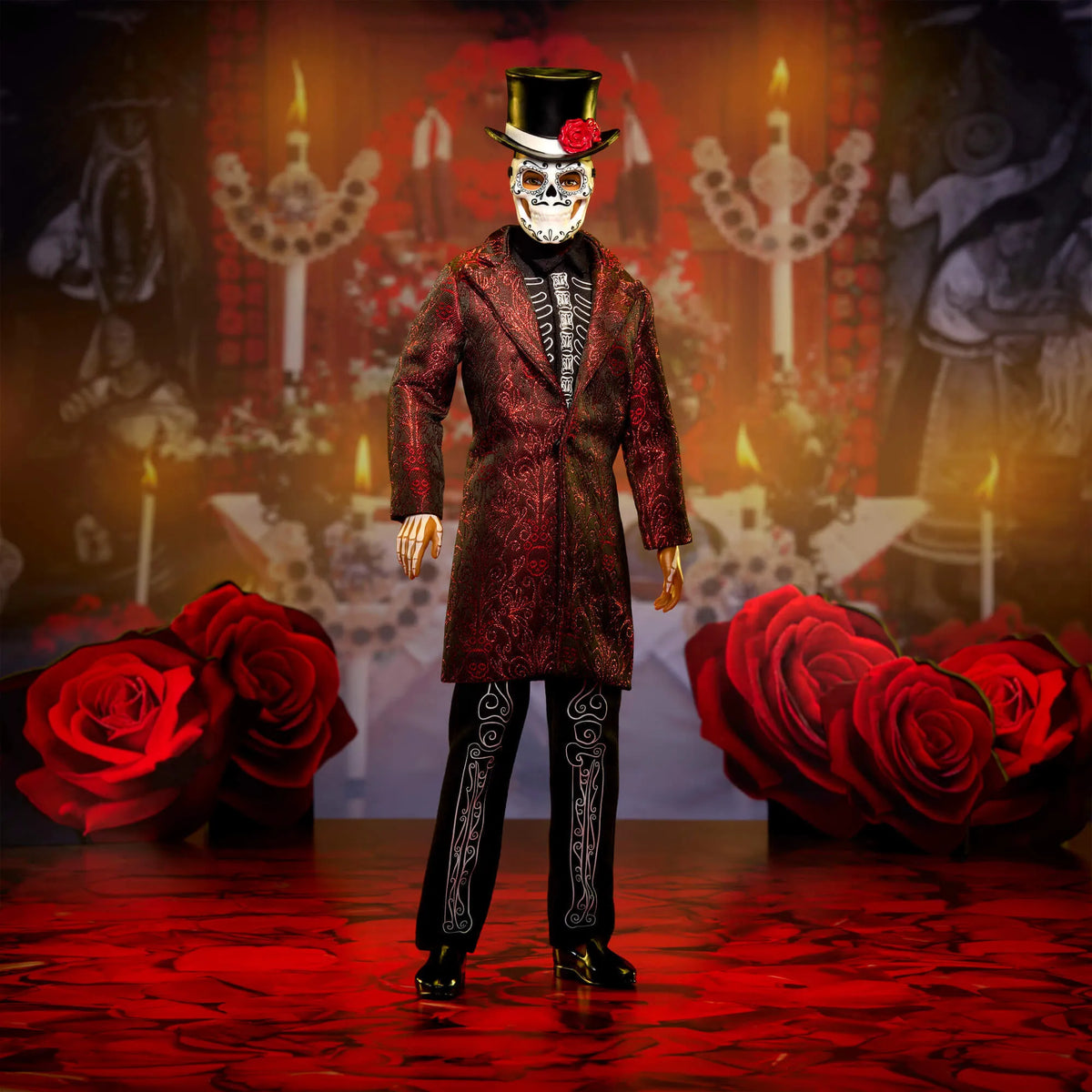BARBIE KEN DIA DE MUERTOS kolekcinis Kenas (JJX97)