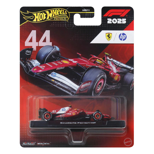 HOT WHEELS PREMIUM F1 Ferrari Lewis Hamilton bolidas 44 (JDK86)