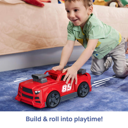 MEGA BLOKS BUILD AND GO 3 in 1 lenktyninio automobilio konstruktorius (JKG35)