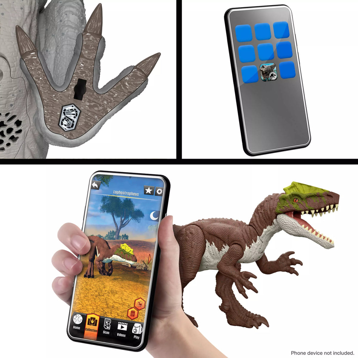 JURASSIC WORLD interaktyvus dinozauras – Carnotaurus (JKG85)