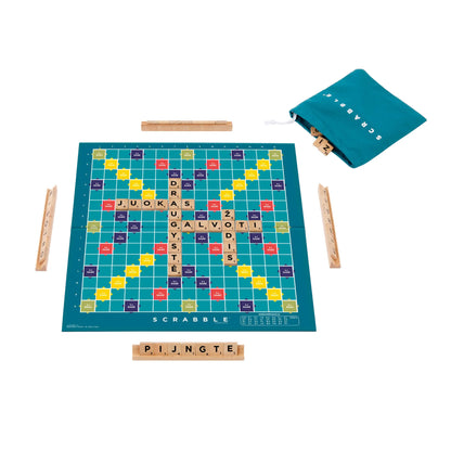 Stalo žaidimas SCRABBLE (medinis, LT)