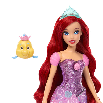 DISNEY PRINCESS lėlė Arielė su transformacijos funkcija (JLK19)