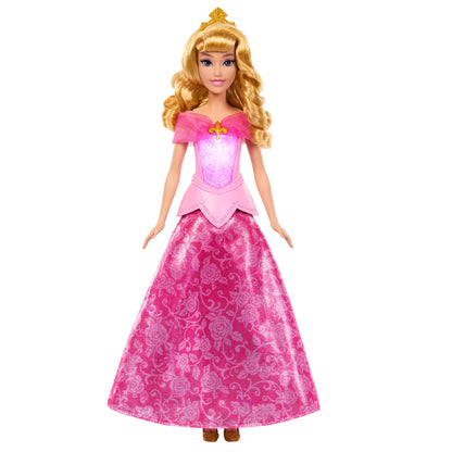DISNEY PRINCESS lėlė Aurora su spalvos keitimo funkcija (JLK24)